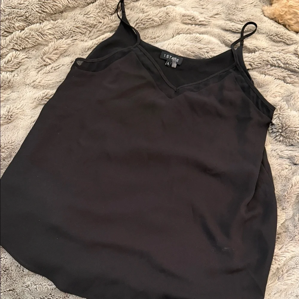 Black shell cami - Picture 1 of 3